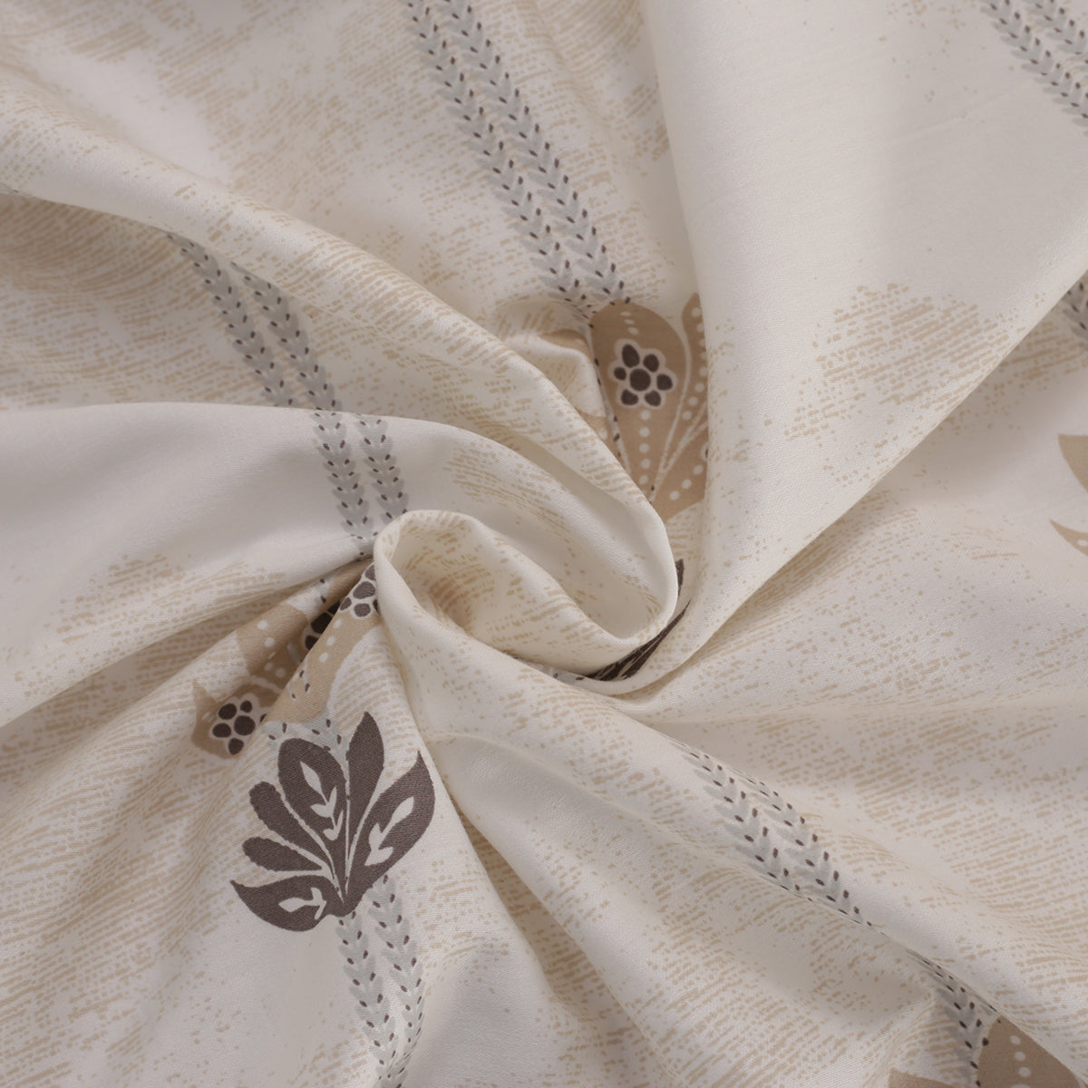 Nouveau Tradition Water Lily Neutral Bed Sheet