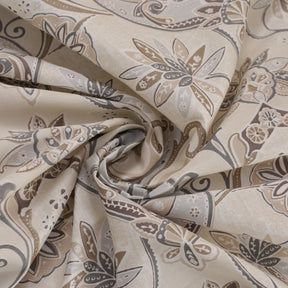 Nouveau Tradition Lawn Rerun Neutral Bed Sheet with Pillow Case