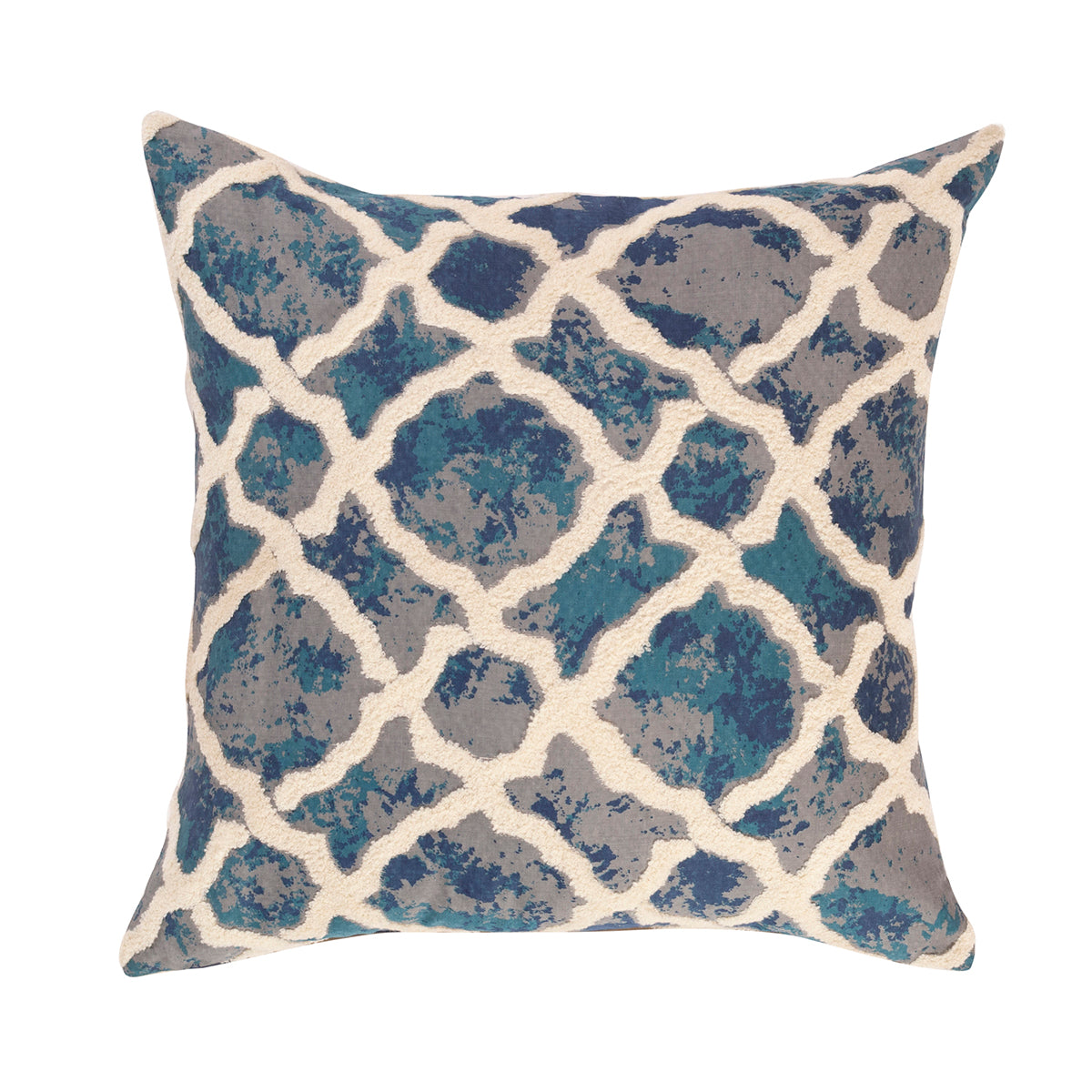 Nouveau Tradition Form Replay Blue Cushion Cover
