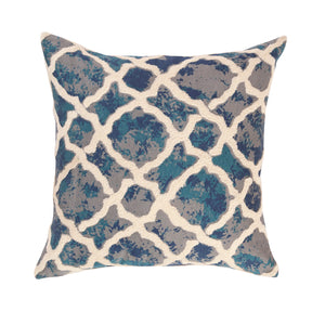 Nouveau Tradition Form Replay Blue Cushion Cover