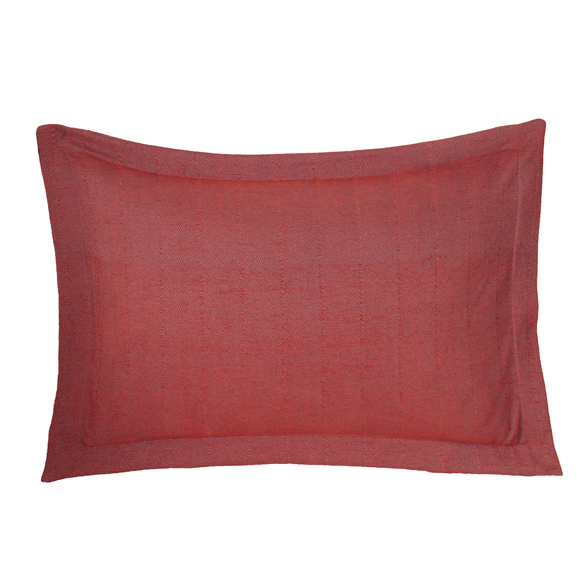 Nouveau Tradition Zigwine Red Pillow Sham Set