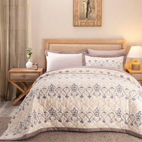 Nouveau Tradition Kaleen Global Neutral Quilt