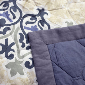 Nouveau Tradition Kaleen Global Blue Quilt