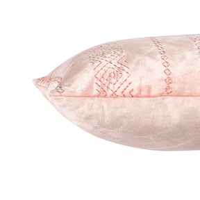 Exotic Heritage Ctity Stripes Embroidered Peach Cushion Cover