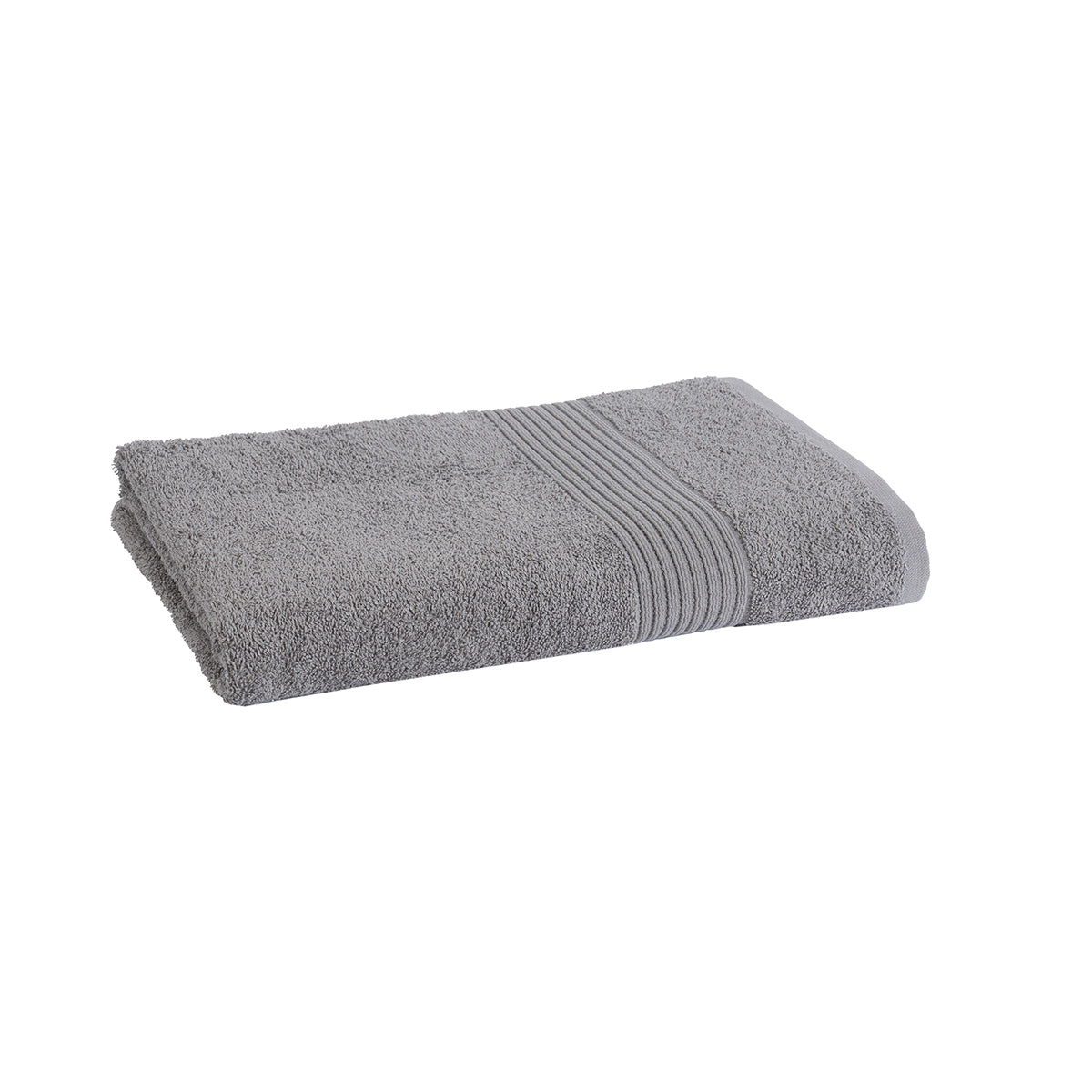1Pc Bath Towel 100% Cotton Jeneth Grey