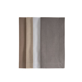 6 Pcs Napkin Set Beige Soft & Durable Maison