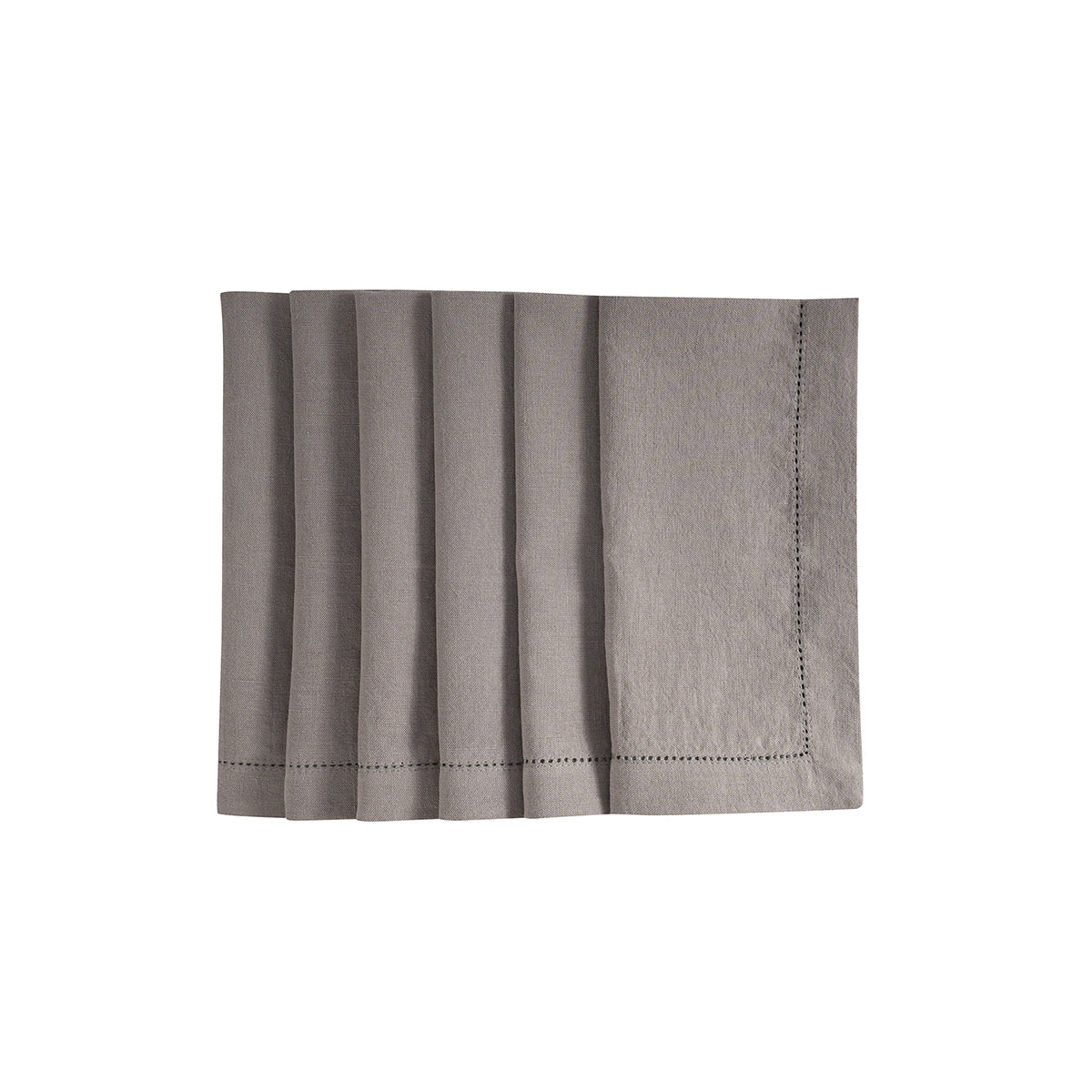 6 Pcs Napkin Set Graphite Soft & Durable Elysian