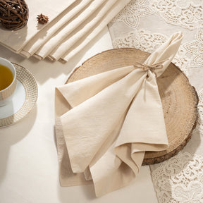 6 Pcs Napkin Set Vanilla Soft & Durable Maison