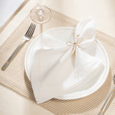 6 Pcs Napkin Set White Soft & Durable Elysian
