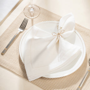6 Pcs Napkin Set White Soft & Durable Elysian