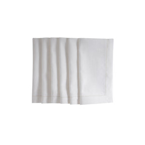 6 Pcs Napkin Set White Soft & Durable Elysian