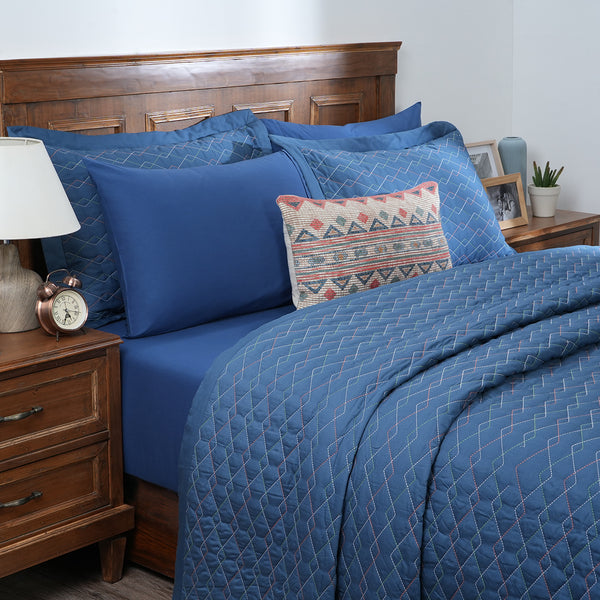 Art Deco Diamond Blue