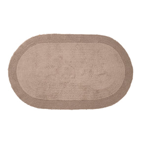 Grassy Ground Soft Reversible Solid Luxurious Grey Bath Mat