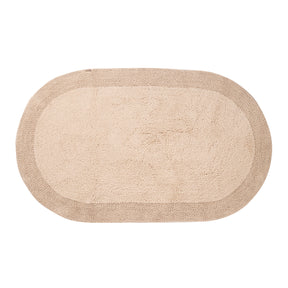 Grassy Ground Soft Reversible Solid Luxurious Linen Bath Mat