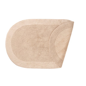 Grassy Ground Soft Reversible Solid Luxurious Linen Bath Mat