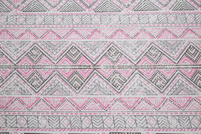 Donatella Austin Printed 200 TC 100% Cotton Pink Bed Sheet