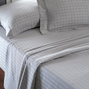 Bliss Reversible Made With Egyptian Cotton Ultra Soft Grey Bed Sheet