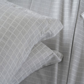 Bliss Reversible Made With Egyptian Cotton Ultra Soft Grey Bed Sheet