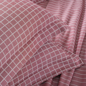 Bliss Reversible Made With Egyptian Cotton Ultra Soft Red Bed Sheet