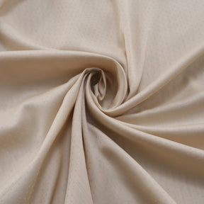 Clemonte Self Jacquard 100% Cotton Cream Bed Sheet