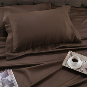 Clemonte Self Jacquard 100% Cotton Chocolate Chip Bed Sheet