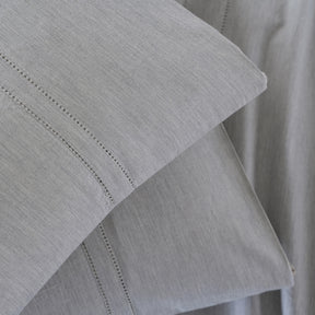 Emmie Made With Egyptian Cotton Ultra Soft Grey Bed Sheet with Pillow Case