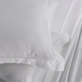 Maspar Leaf Self Jacquard 100% Cotton Ultra Soft Bed Sheet With Pillow Covers