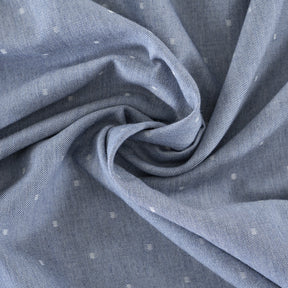 Muted Dot Reversible Made With Egyptian Cotton Ultra Soft Blue Bed Sheet with Pillow Case
