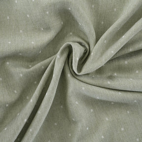 Muted Dot Reversible Made With Egyptian Cotton Ultra Soft Green Bed Sheet with Pillow Case