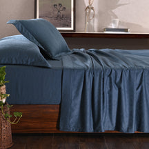 Scroll Self Jacquard 100% Cotton Ultra Soft Bed Sheet With Pillow Covers