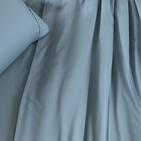 Slumber Blue Solid Bedsheet Set
