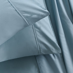 Slumber Blue Solid Bedsheet Set