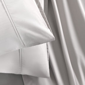 Slumber Plain Easy Care Percale 100% Cotton Lunar Rock Crisp Bed Sheet with Pillow Case