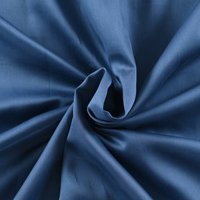 Viola Plain 100% Cotton Sateen Wedge Wood Blue Bed Sheet