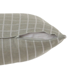 Adore Made With Egyptian Cotton Check And Stripes Cushion Cover