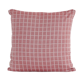 Adore Made With Egyptian Cotton Check And Stripes Cushion Cover