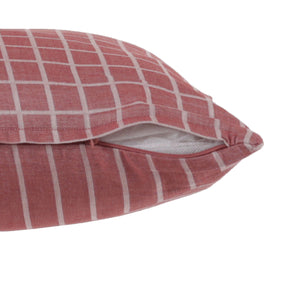 Adore Made With Egyptian Cotton Check And Stripes Cushion Cover