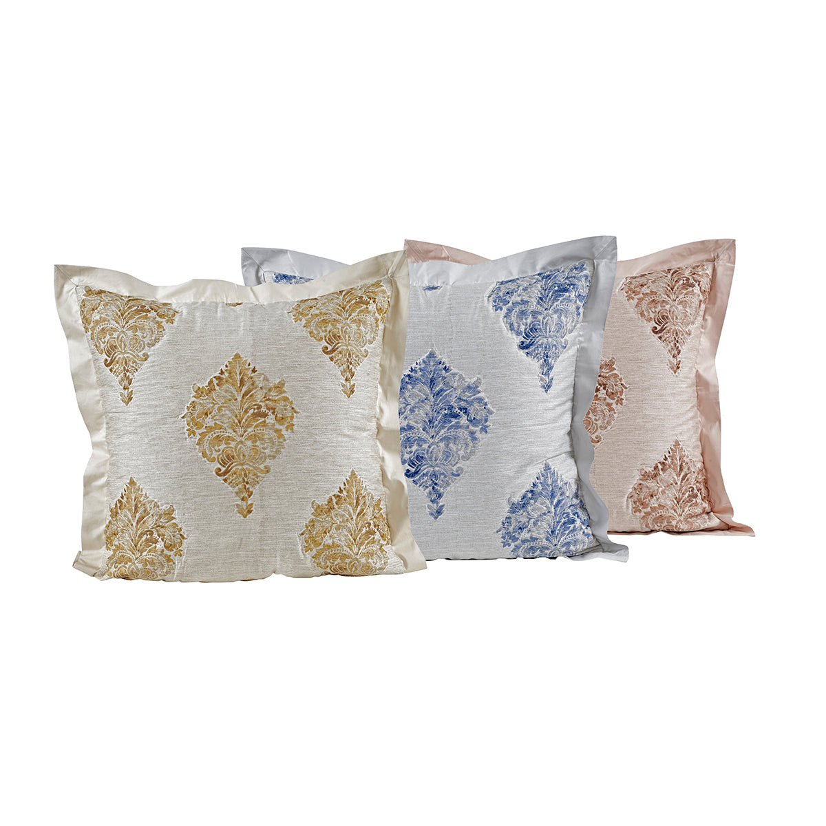 Vintage Printed Dandy Damask Print Cushion Cover Neutral