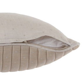 Muted Dot Made With Egyptian Cotton Hand Quilted Cushion Cover