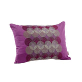 Maspar Machine Embroidery Spot Light Cushion Cover Purple