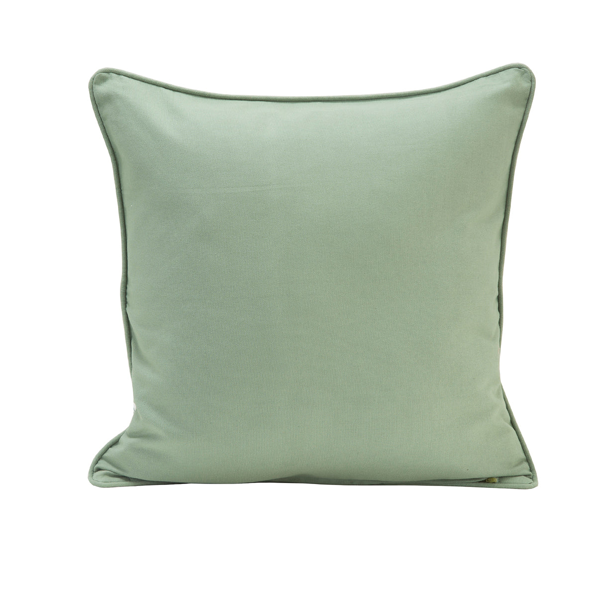 Stripped Illision Printed & Embroidered Cushion Cover