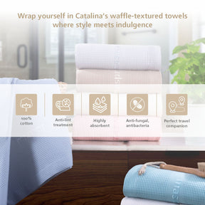 Catalina 100% Cotton Towel Set 30X30 CM Multi Color