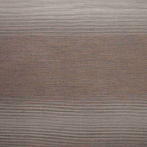 Rhythmic Stripe Reversible Made With Egyptian Cotton Ultra Soft Nurture Brown/Chinchilla Duvet Cover with Pillow Case