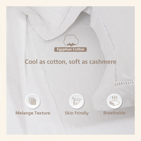 Emmie Made With Egyption Cotton Ultra Soft Blue Bed Sheet with Pillow Case