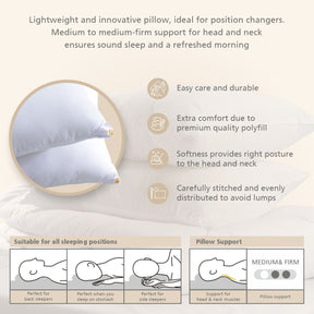 Lamis Medium Firm Everyday Pillow