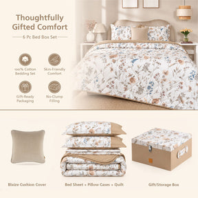 Bed Box Set 6 Pcs Set Rosellea Heritage Garden Marzipan