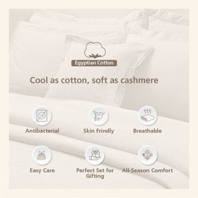 8Pc Inner City 100% Cotton Yarn Dyed Melange Soft Grey Quilt Set