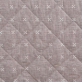 Hermosa Botanic Bloom Artisanal Aura Quilt Brown
