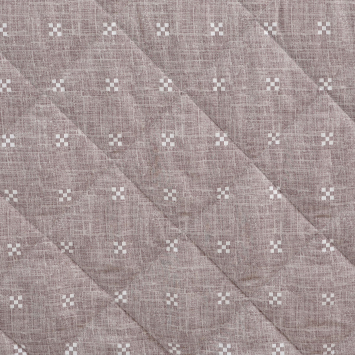 Hermosa Botanic Bloom Artisanal Aura 4Pcs Brown Quilt Set