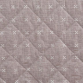Hermosa Botanic Bloom Artisanal Aura 4Pcs Brown Quilt Set